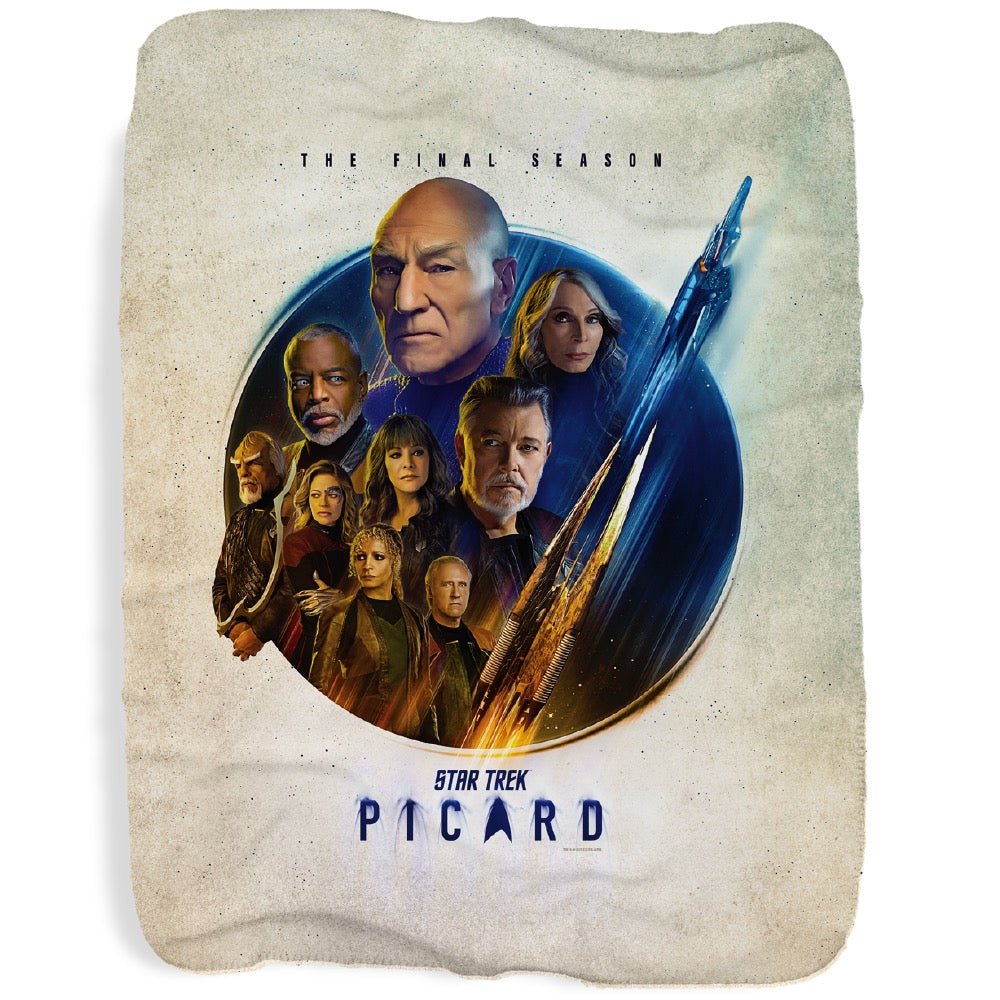 Star Trek: Picard Season 3 Cast Sherpa Blanket - Paramount Shop