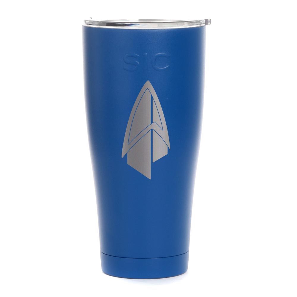 Star Trek: Picard Starfleet Badge Laser Engraved SIC Tumbler - Paramount Shop