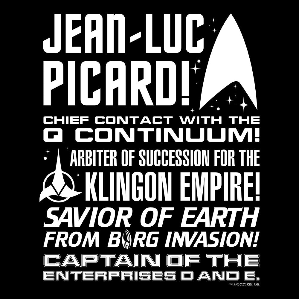 Star Trek: Picard Tribute Adult Short Sleeve T - Shirt - Paramount Shop