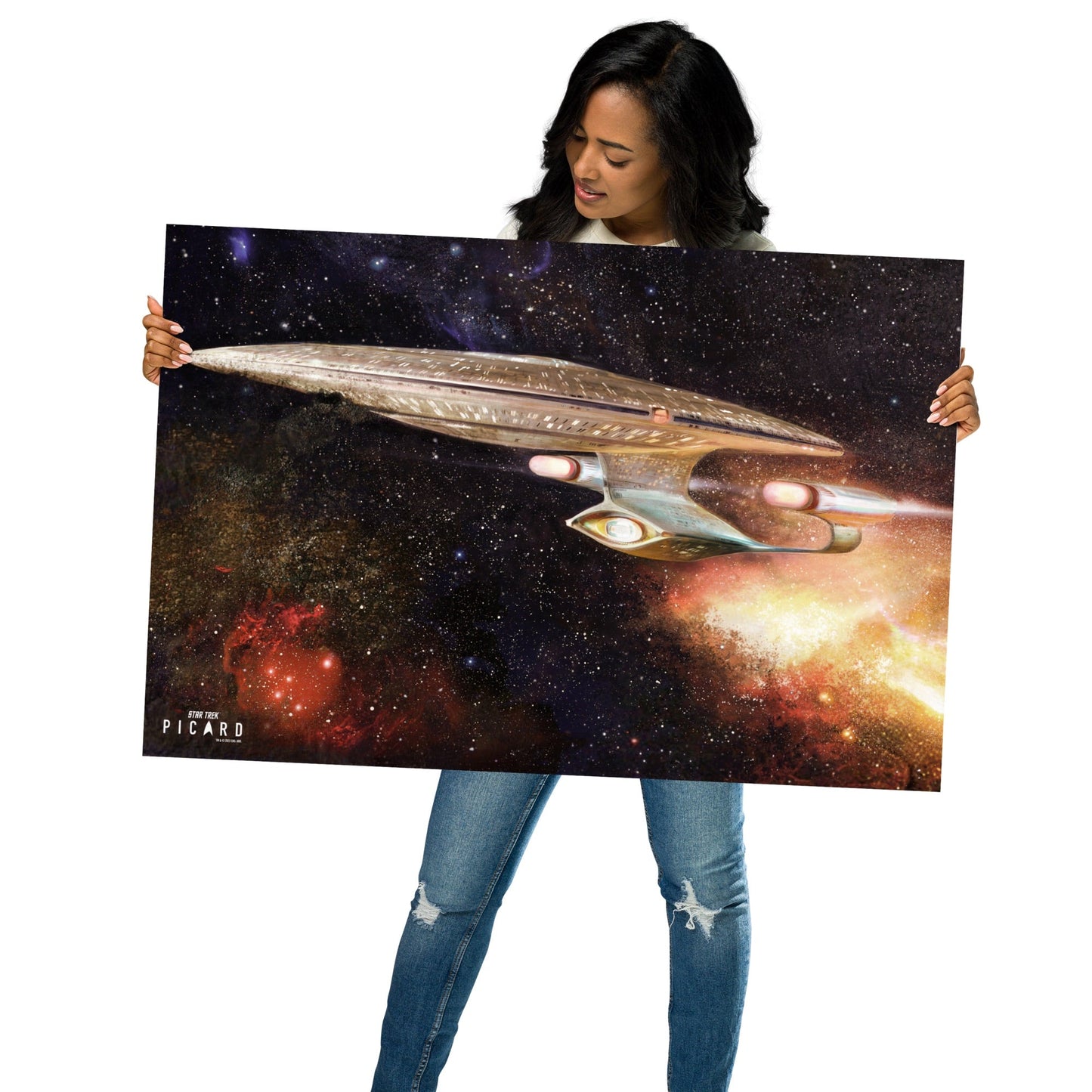 Star Trek: Picard U.S.S. Enterprise 1701 - D Ready Room Painting Premium Matte Paper Poster - Paramount Shop