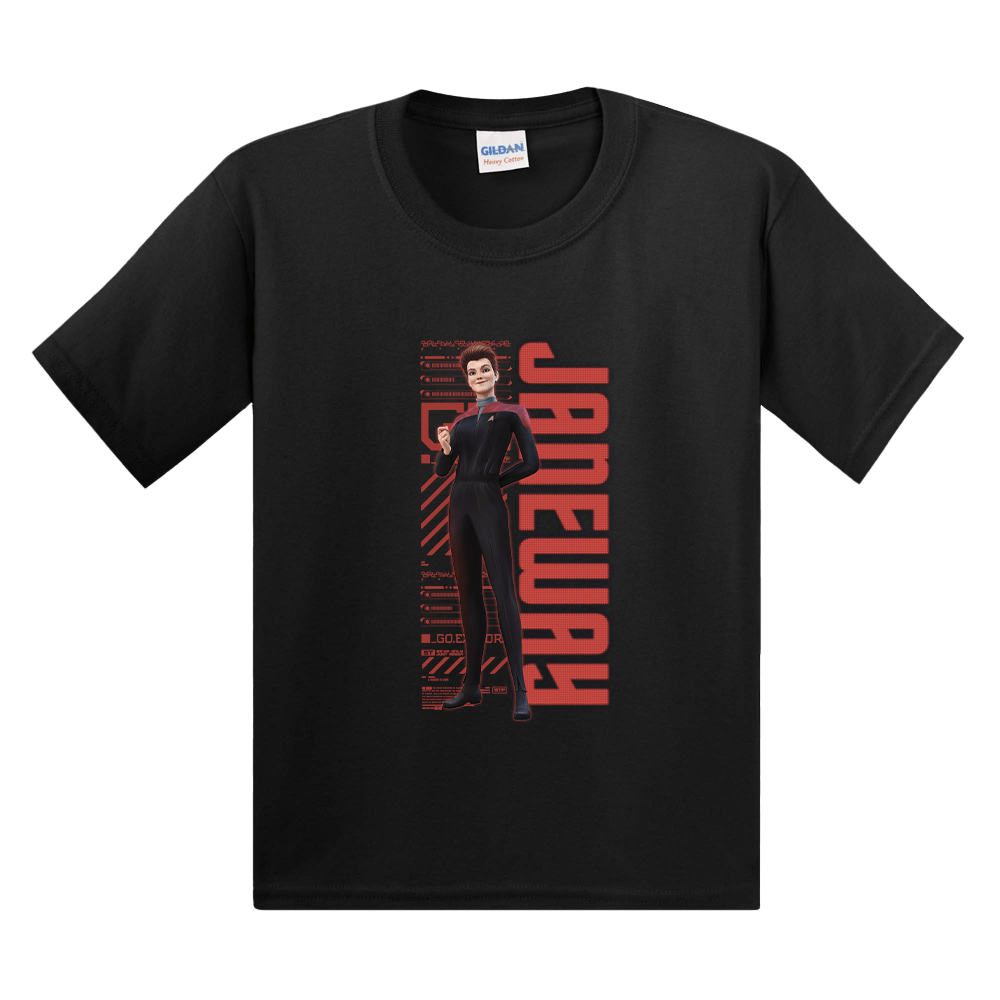 Star Trek: Prodigy Janeway Kids Short Sleeve T - Shirt - Paramount Shop