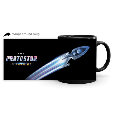 Star Trek: Prodigy The Protostar Is Landing Black Mug - Paramount Shop