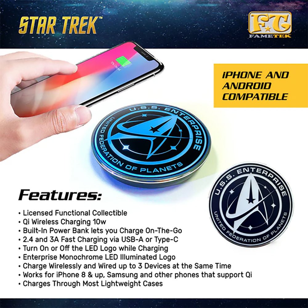 Star Trek Qi Wireless Charger - Paramount Shop