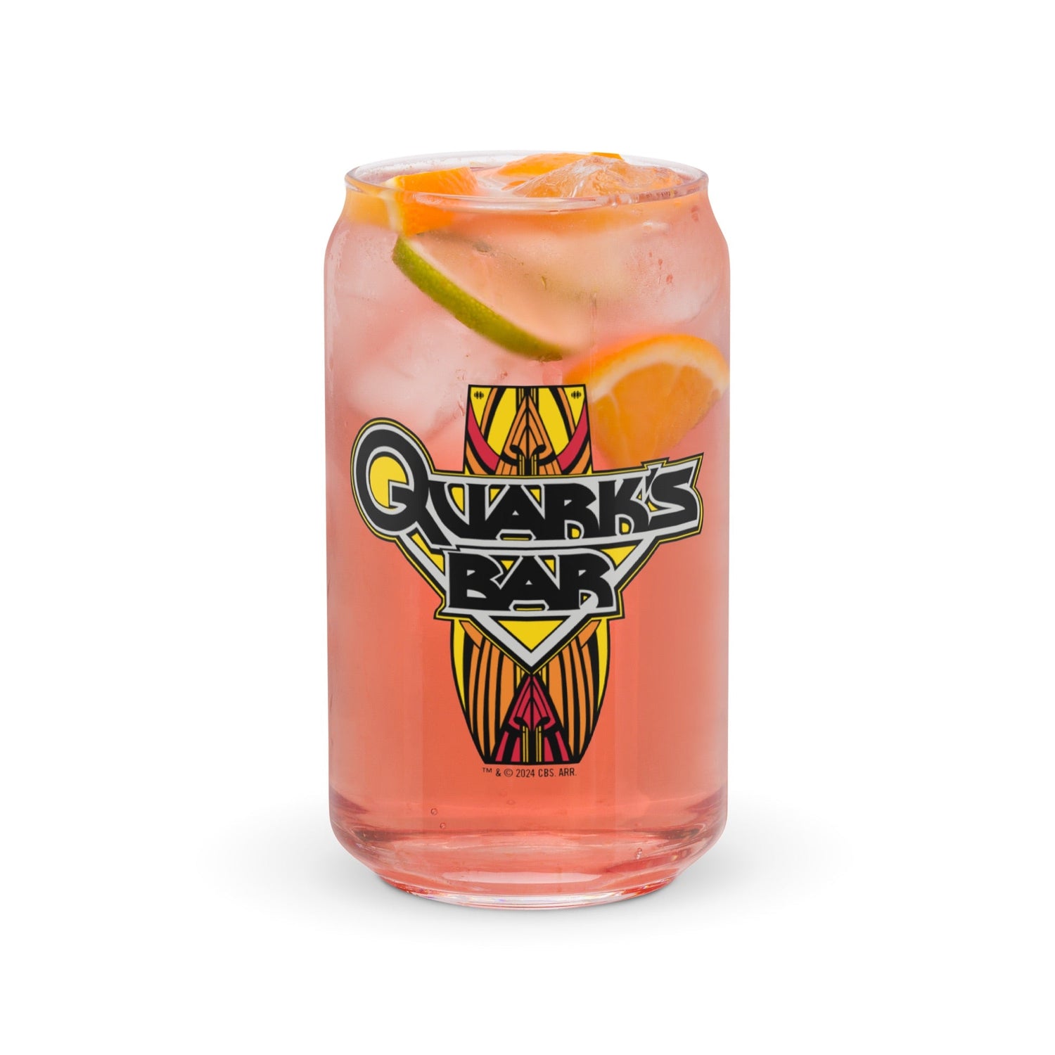 Star Trek Quark's Bar Can Shaped Glass - Paramount Shop
