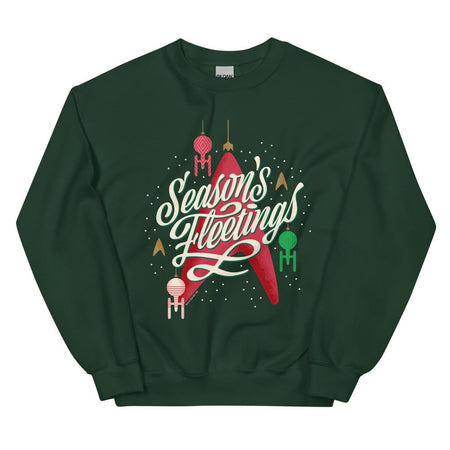 Star Trek Seasons Fleetings Holiday Fleece Crewneck - Paramount Shop