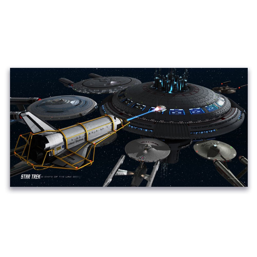 Star Trek Ships of the Line Acquisition Satin Poster - Paramount Shop