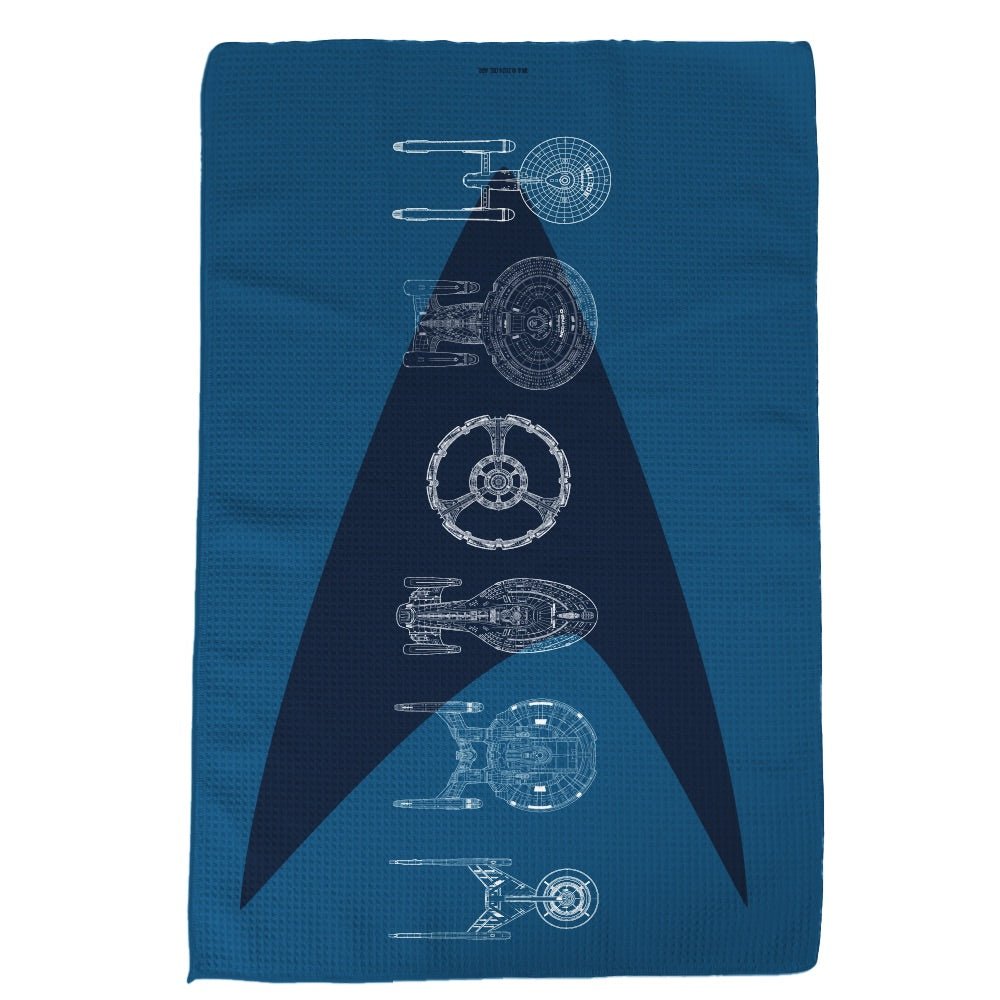 Star Trek Ships of the Line Kitchen Towel - Paramount Shop