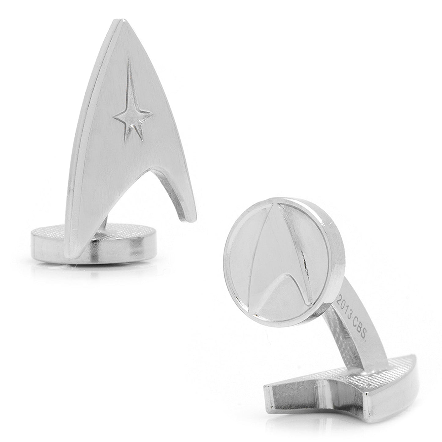 Star Trek Silver Delta Shield Cufflinks - Paramount Shop