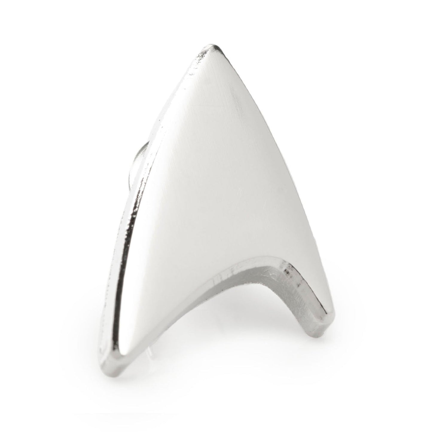 Star Trek Silver Delta Shield Lapel Pin - Paramount Shop