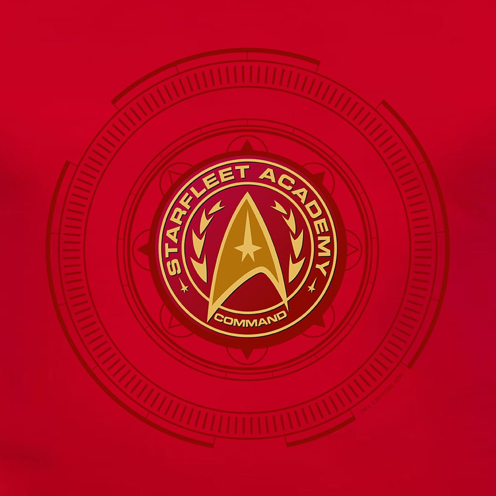 Star Trek Starfleet Academy Command Badge Adult Short Sleeve T - Shirt - Paramount Shop