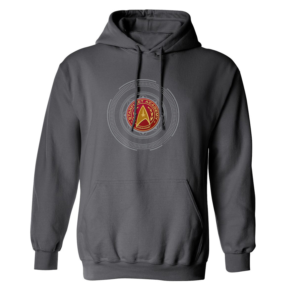 Star Trek Starfleet Academy Command Badge Fleece Hooded Sweatshirt - Paramount Shop