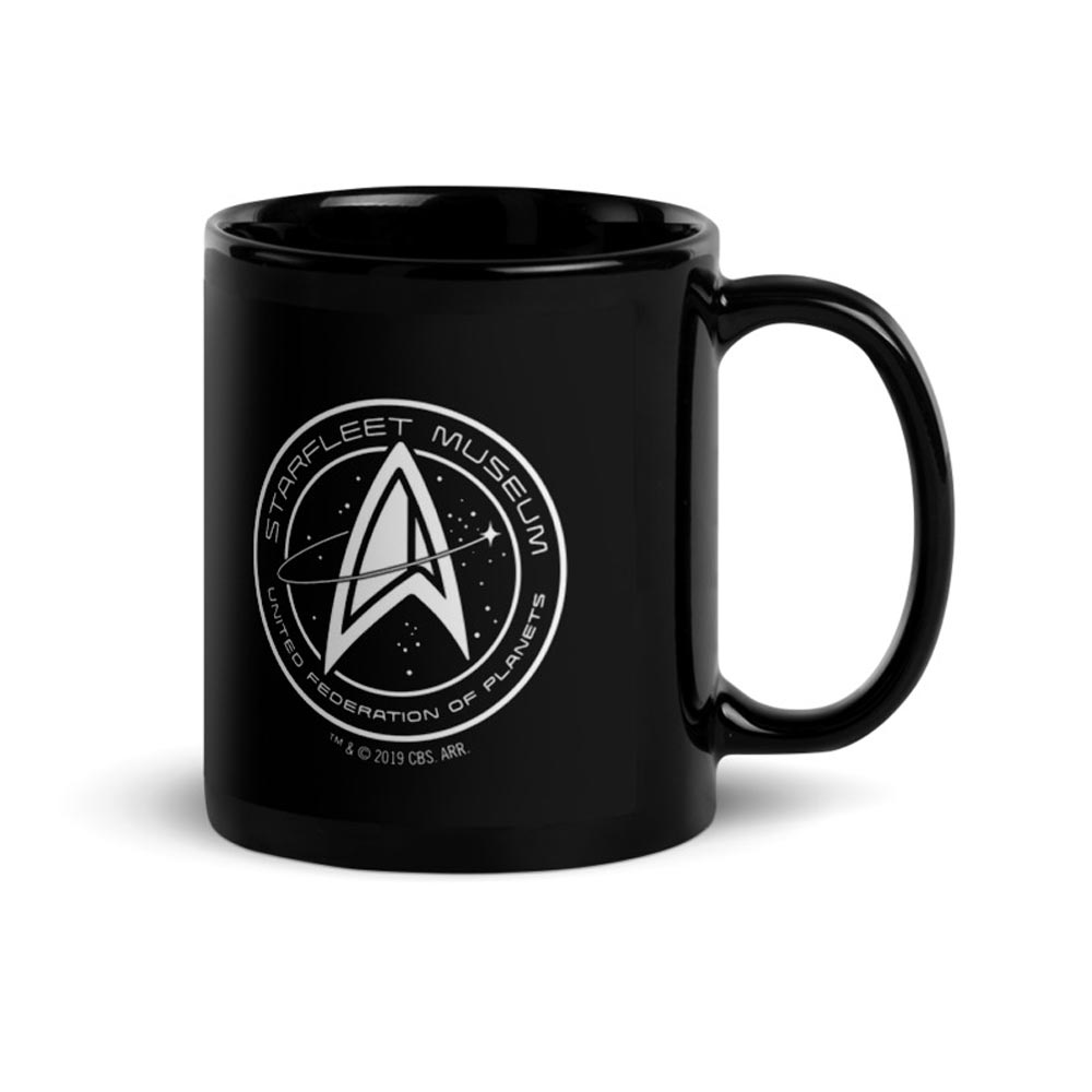 Star Trek Starfleet Museum 11 oz Black Mug - Paramount Shop