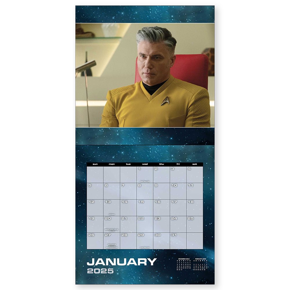 Star Trek: Strange New Worlds 2025 Wall Calendar - Paramount Shop