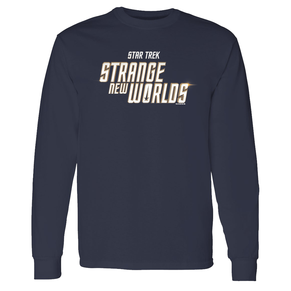 Star Trek: Strange New Worlds Flare Logo Adult Long Sleeve T - Shirt - Paramount Shop
