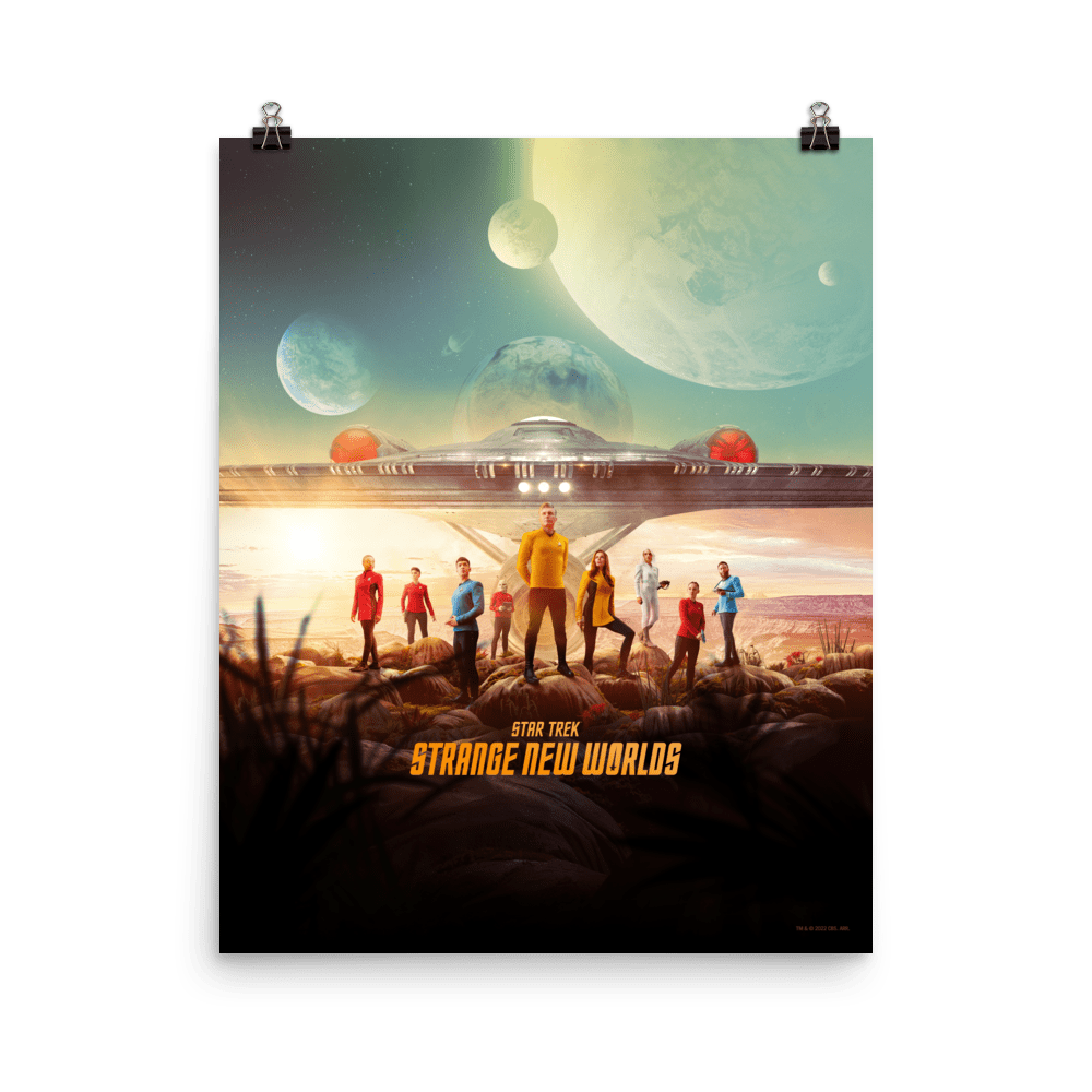 Star Trek: Strange New Worlds Póster mate premium Landing Party Key Art