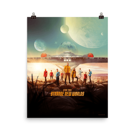 Star Trek: Strange New Worlds Landing Party Key Art Premium Matte Poster - Paramount Shop