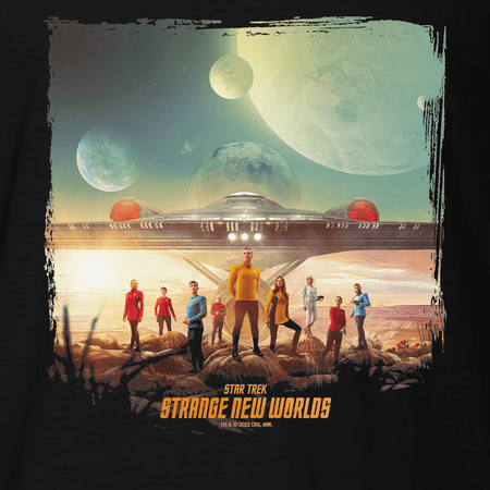 Star Trek: Strange New Worlds Landing Party Key Art T - Shirt - Paramount Shop