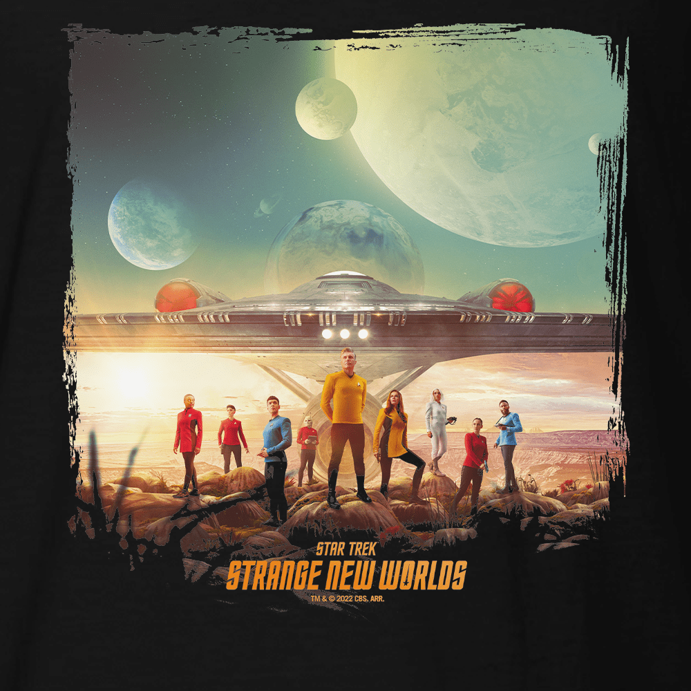Star Trek: Strange New Worlds Landing Party Key Art T - Shirt - Paramount Shop
