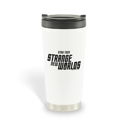Star Trek: Strange New Worlds Logo 16 oz Stainless Steel Thermal Travel Mug - Paramount Shop