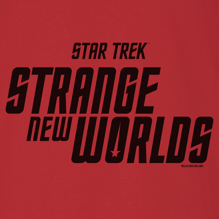 Star Trek: Strange New Worlds Logo Adult Long Sleeve T - Shirt - Paramount Shop