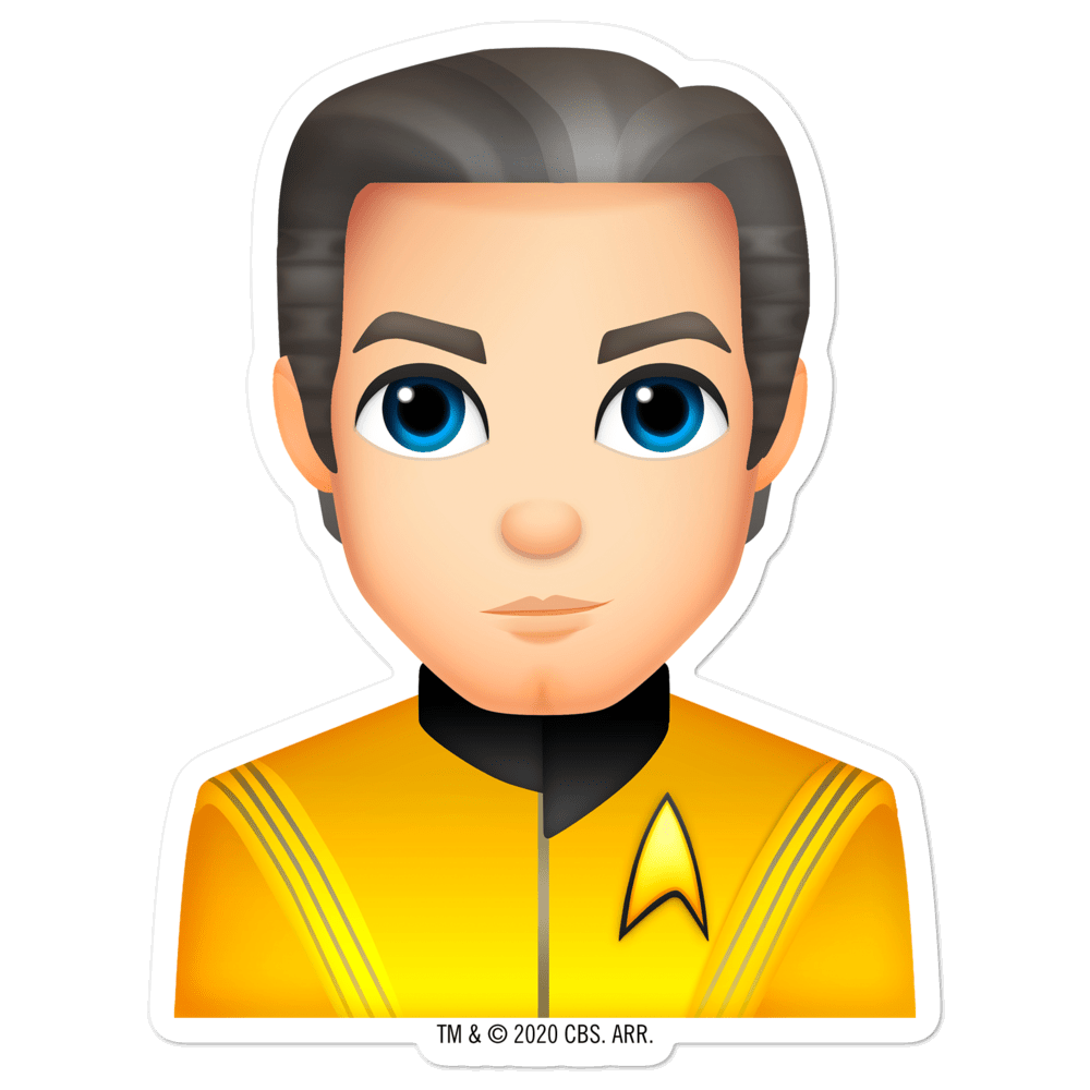 Star Trek: Strange New Worlds Pike Emoji Die Cut Sticker - Paramount Shop