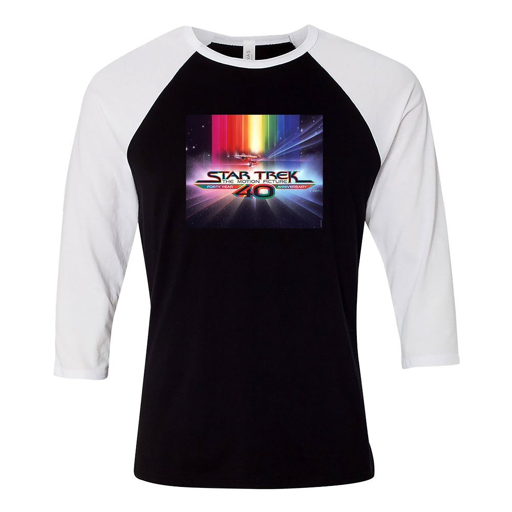 Star Trek: The Motion Picture 40th Anniversary U.S.S. Enterprise 3/4 Sleeve Baseball T - Shirt - Paramount Shop
