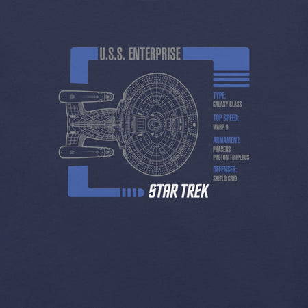 Star Trek: The Next Generation 1701 - D Schematic Unisex T-Shirt - Paramount Shop