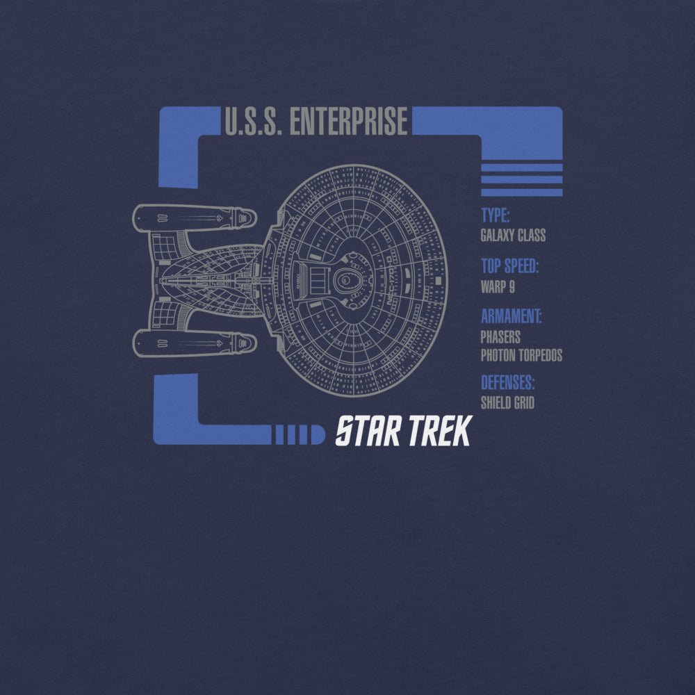 Star Trek: The Next Generation 1701 - D Schematic Unisex T-Shirt - Paramount Shop