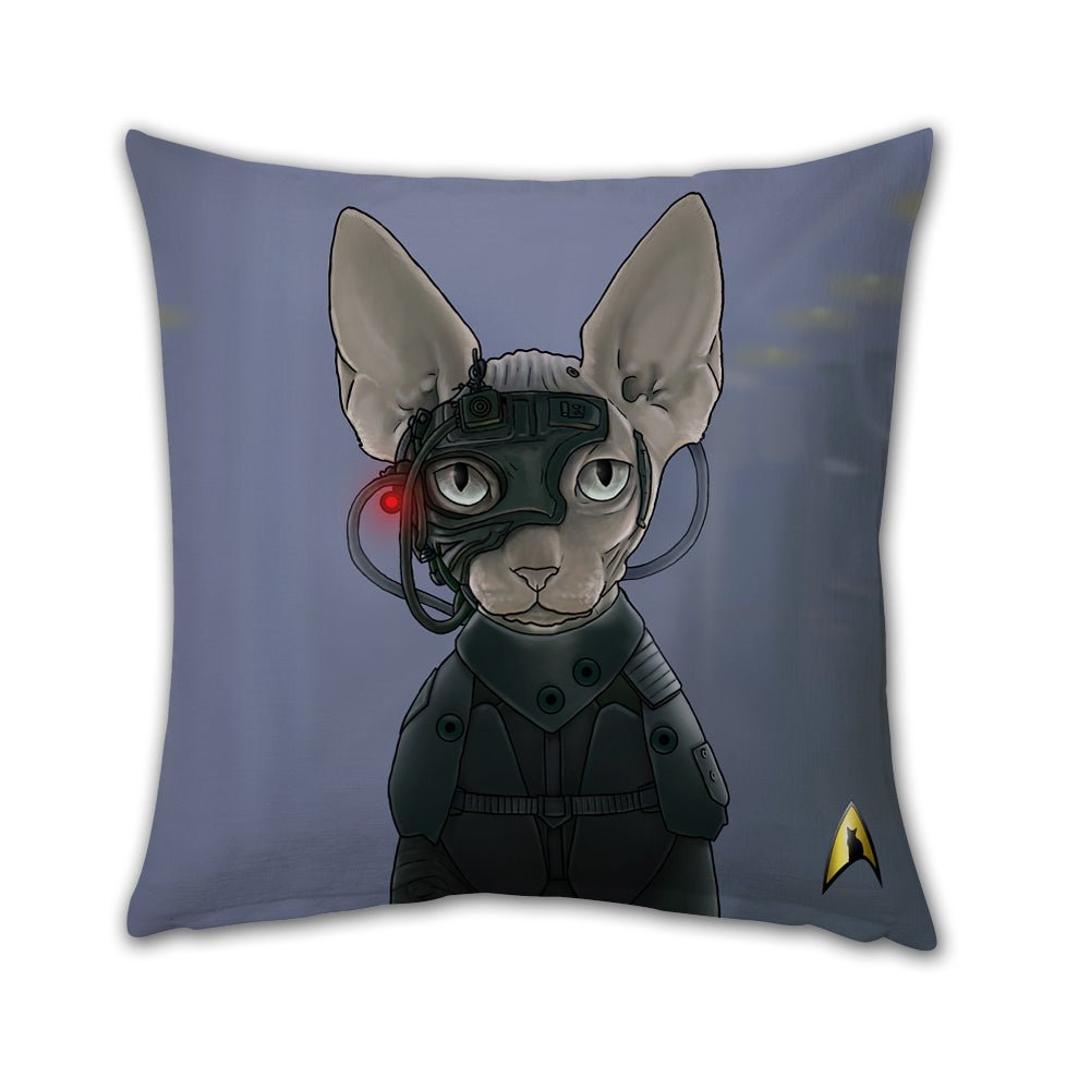 Star Trek: The Next Generation Borg Cat Pillow - 16" x 16" - Paramount Shop