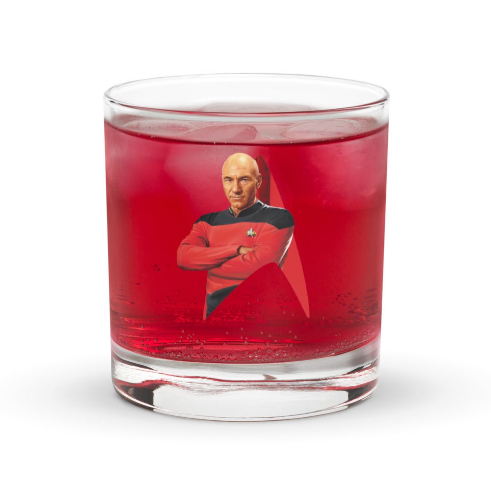 Star Trek: The Next Generation Picard Rocks Glass - Paramount Shop