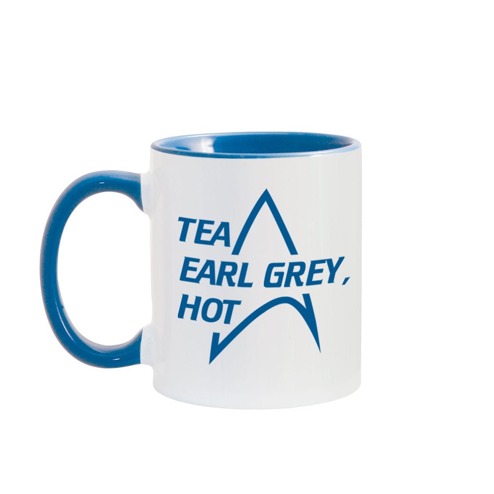 Star Trek: The Next Generation Tea Earl Grey Hot 11 oz Two - Tone Mug - Paramount Shop