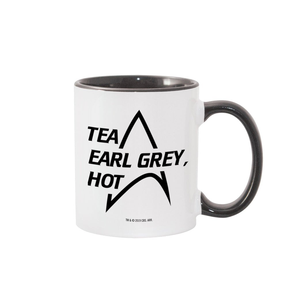 Star Trek: The Next Generation Té Earl Grey Caliente Taza Bicolor 11 oz