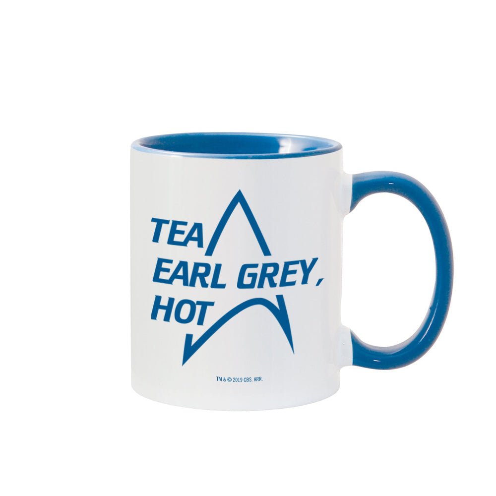 Star Trek: The Next Generation Tea Earl Grey Hot 11 oz Two - Tone Mug - Paramount Shop
