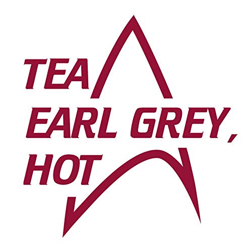 Star Trek: The Next Generation Tea Earl Grey Hot 11 oz Two - Tone Mug - MAROON - Paramount Shop