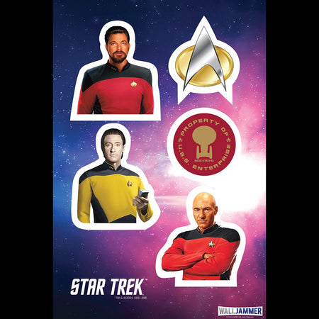 Star Trek: The Next Generation Wall Sticker Sheet - Paramount Shop