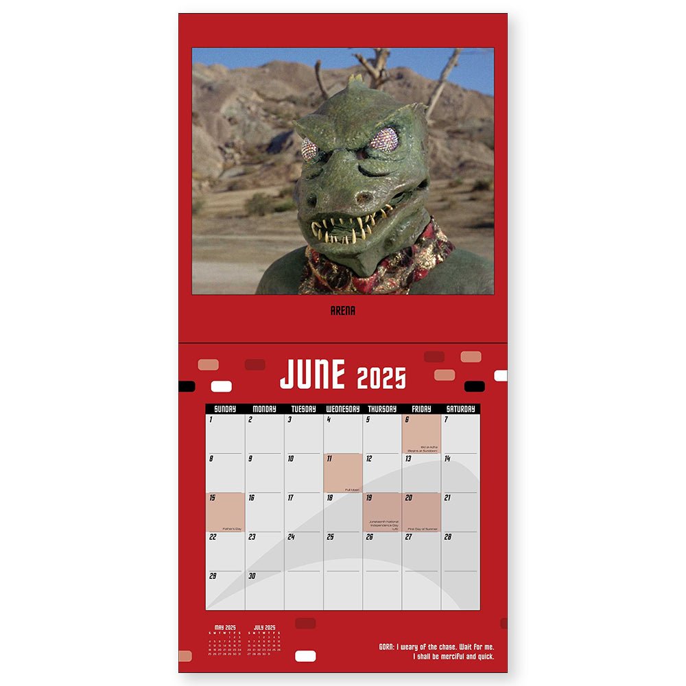 Star Trek: The Original Series 2025 Wall Calendar - Paramount Shop