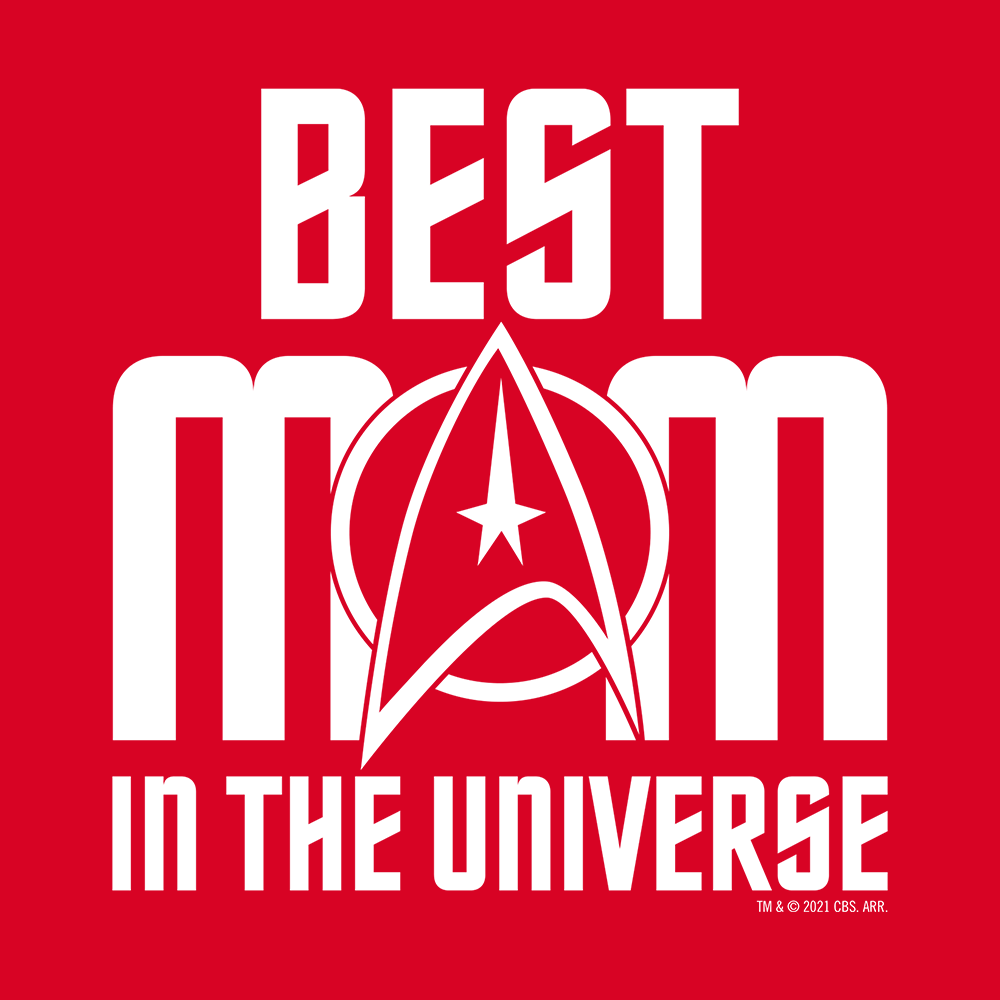 Star Trek: The Original Series Best Mom in the Universe Women's Short Sleeve T - Shirt - Paramount Shop