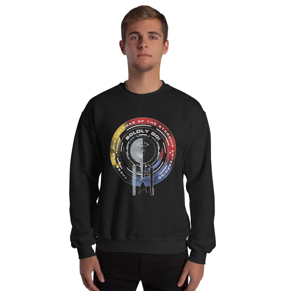 Star Trek: The Original Series Boldly Go Unisex Crewneck Sweatshirt - Paramount Shop