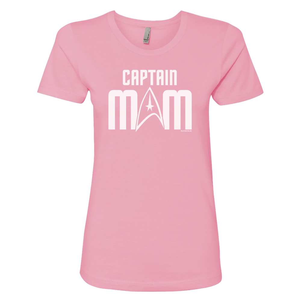 Star Trek: The Original Series Captain Mom Women's Short Sleeve T - Shirt - Paramount Shop
