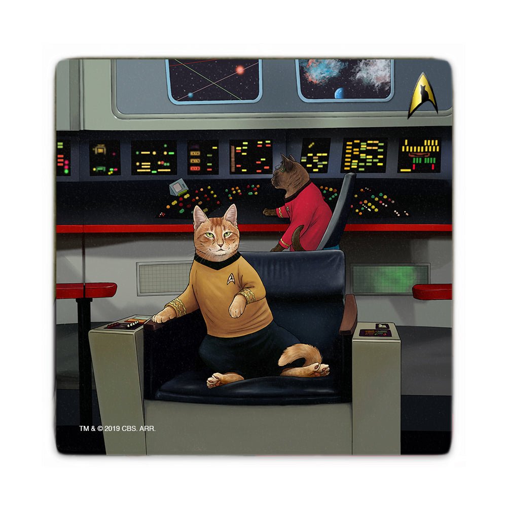 Star Trek: The Original Series Cats Coaster Set of 4 - Paramount Shop