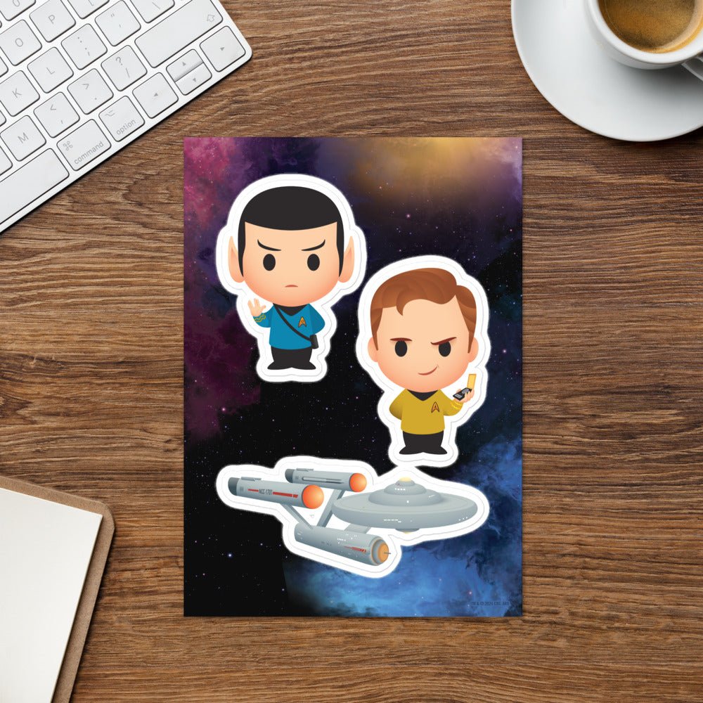 Star Trek: The Original Series Chibi Sticker Sheet - Paramount Shop