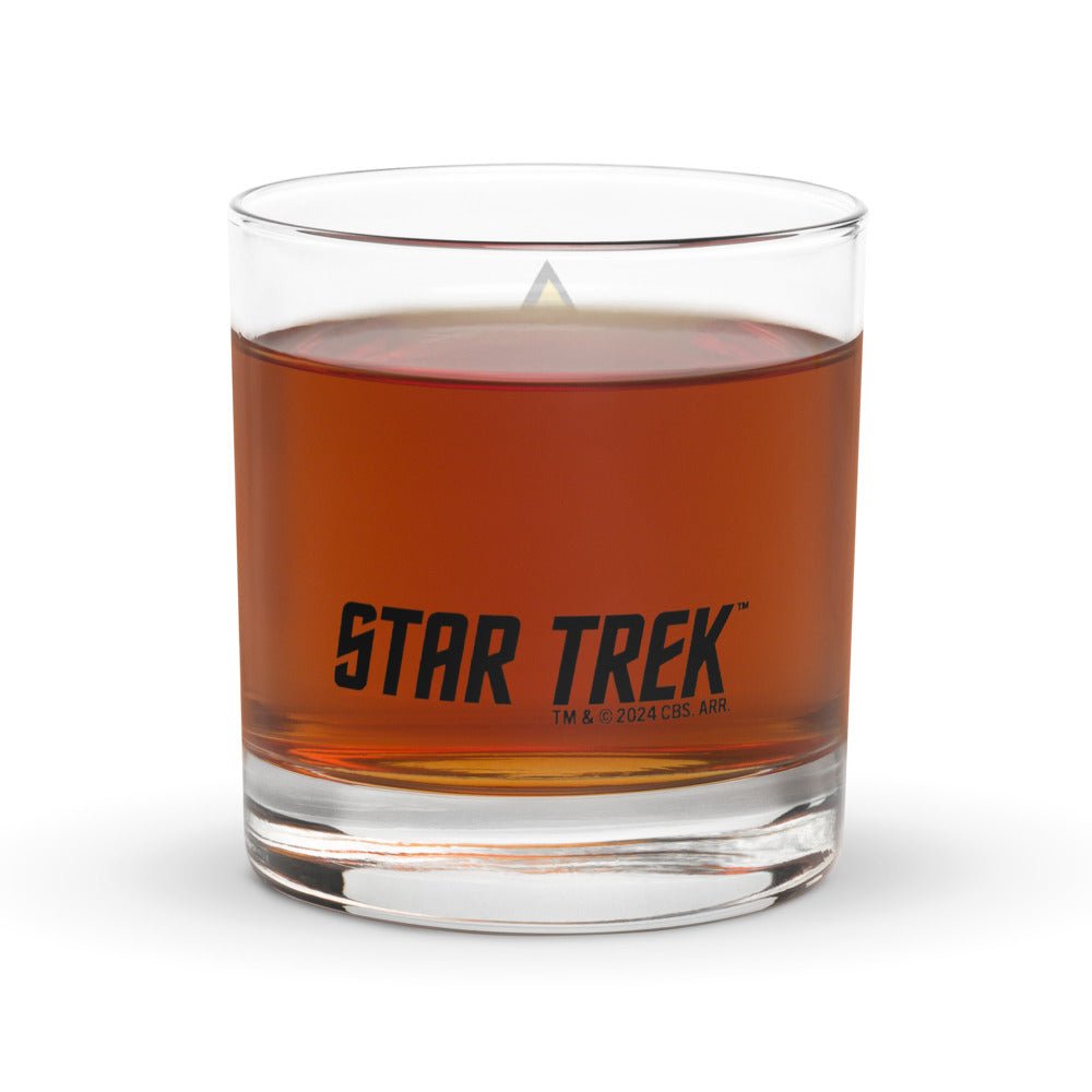 Star Trek: The Original Series Command Delta Rocks Glass - Paramount Shop