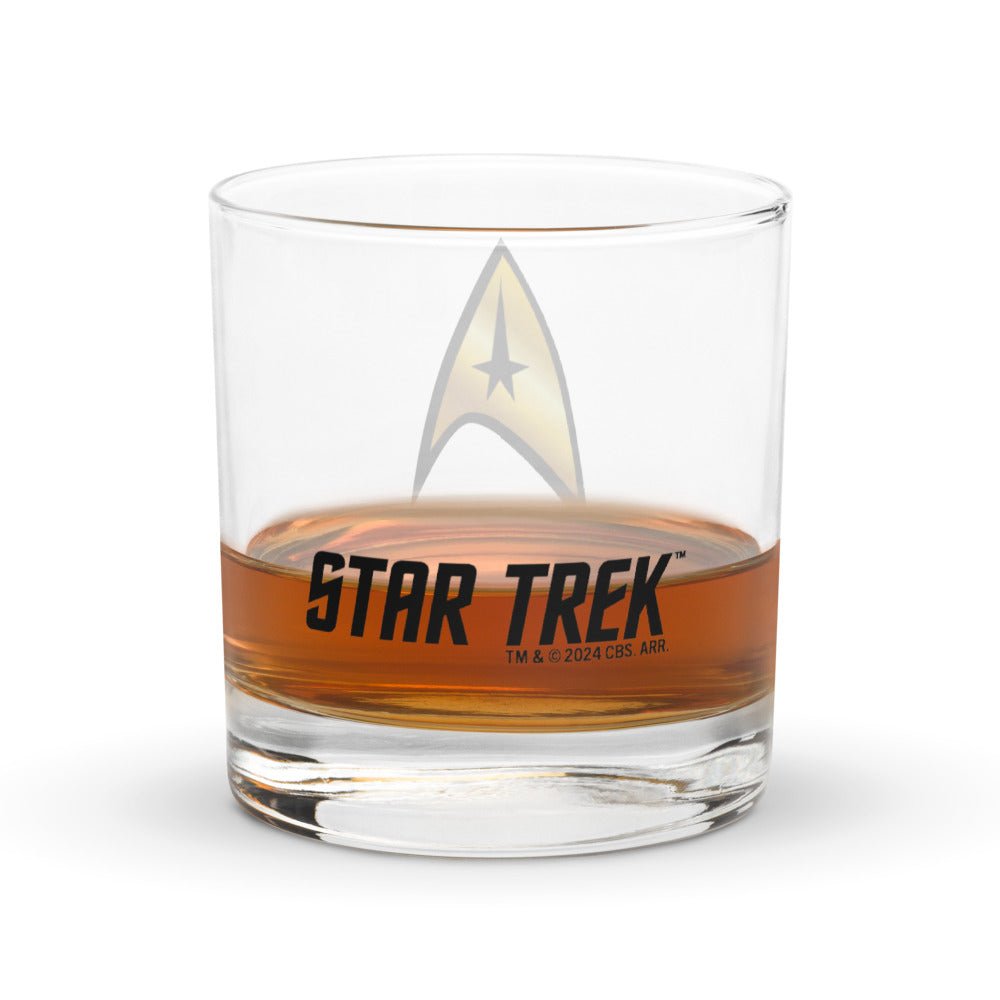 Star Trek: The Original Series Command Delta Rocks Glass - Paramount Shop