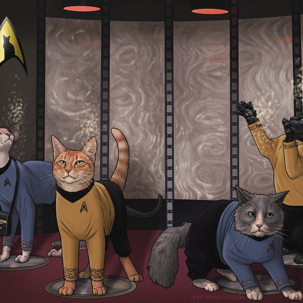 Star Trek: The Original Series Crew Cats Mouse Pad - Paramount Shop