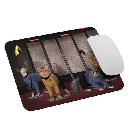 Star Trek: The Original Series Crew Cats Mouse Pad - Paramount Shop