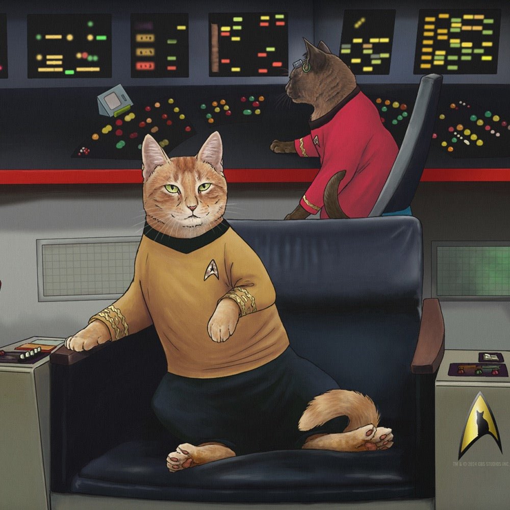 Star Trek: The Original Series Crew Cats Seat Laptop Sleeve - Paramount Shop