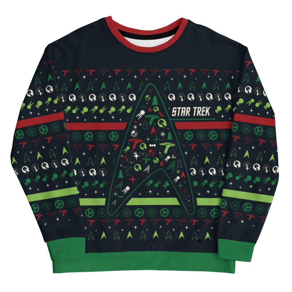 Star Trek: The Original Series Delta Holiday Crewneck - Paramount Shop