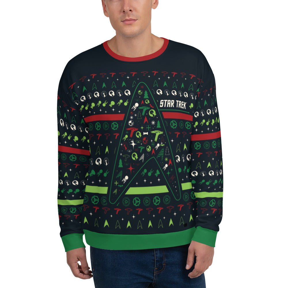 Star Trek: The Original Series Delta Holiday Crewneck - Paramount Shop