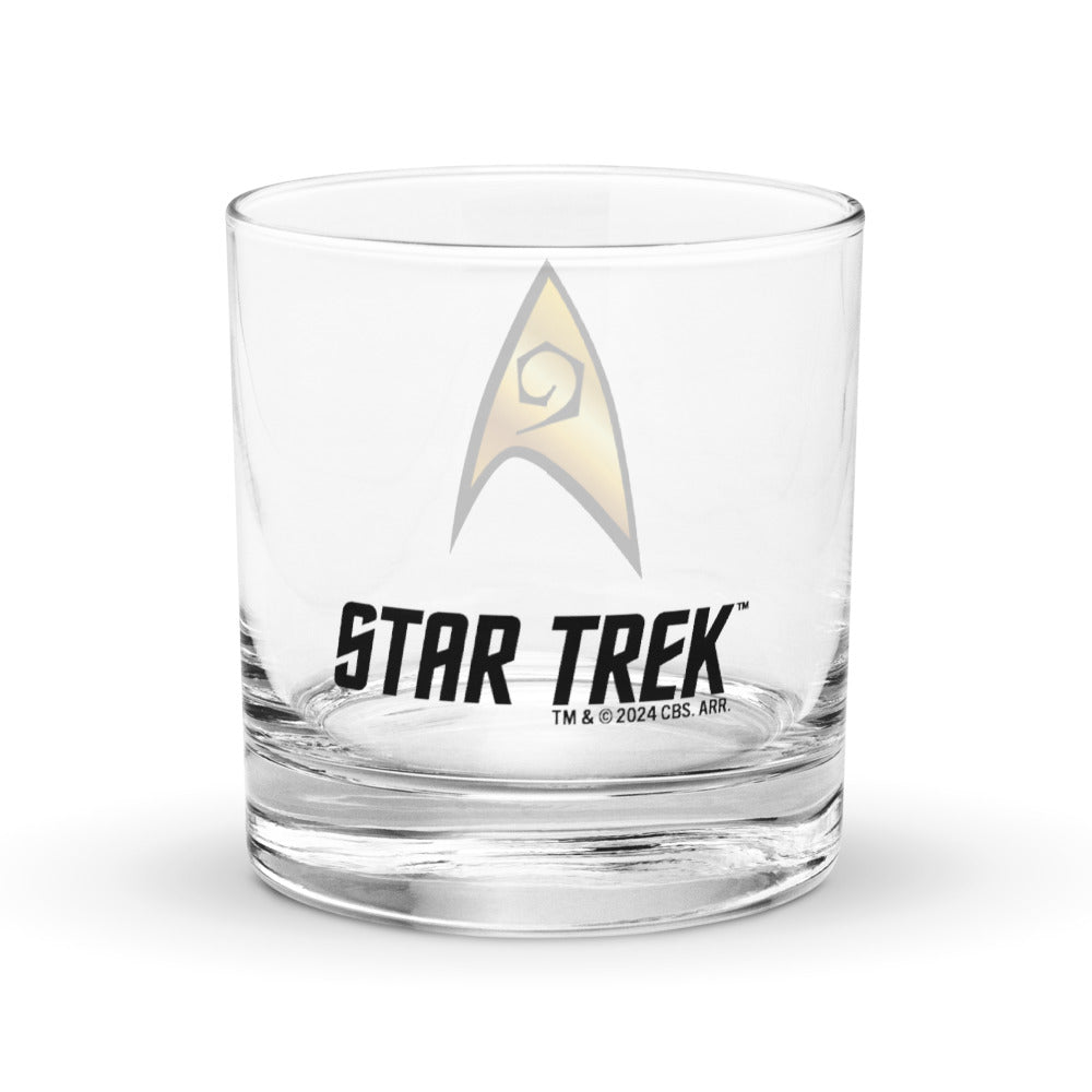 Star Trek: The Original Series Engineering Delta Rocks Glass - Paramount Shop