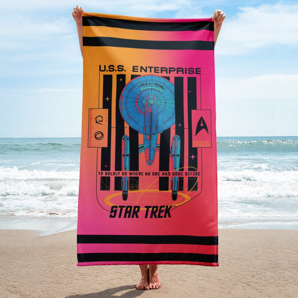 Star Trek: The Original Series Enterprise Beach Towel - Paramount Shop